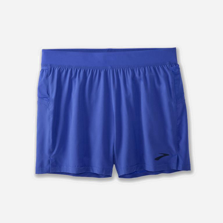 Brooks Sherpa 5 2-In-1 Hardloopshorts voor Heren Blauw (URSQG-6842)